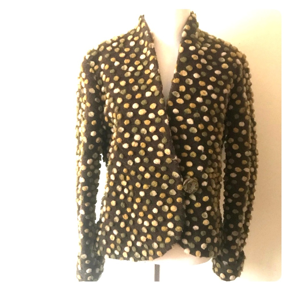 Wool Raised Dot Jacket - image 1